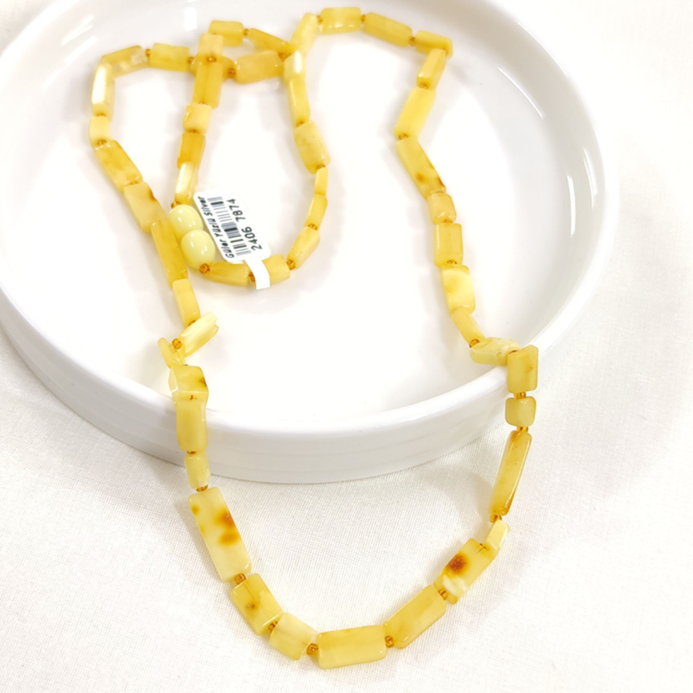 60 CM YETİŞKİN KEHRİBAR ORJİNAL DOĞAL TAŞ KOLYE