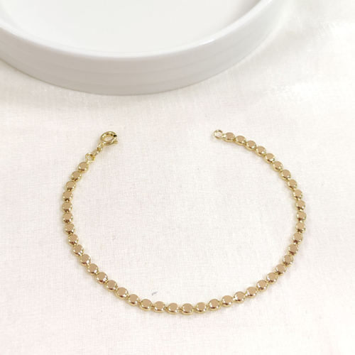 XUPING 3 MM PUL EZME ZİNCİR BİLEKLİK GOLD 18 CM